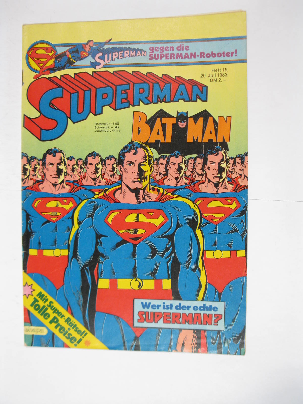 Superman Comic 1983/15  Ehapa im Zustand (1-2). 114329