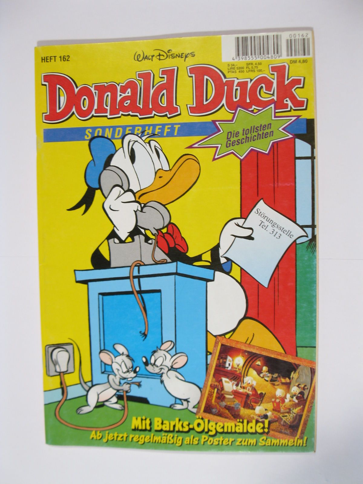 tollsten Geschichten Donald Duck 162 Ehapa Verlag im Zustand (0-1). 85487 tollsten Geschichten Donald Duck 162 Ehapa Verlag im Zustand (0-1). 85487
