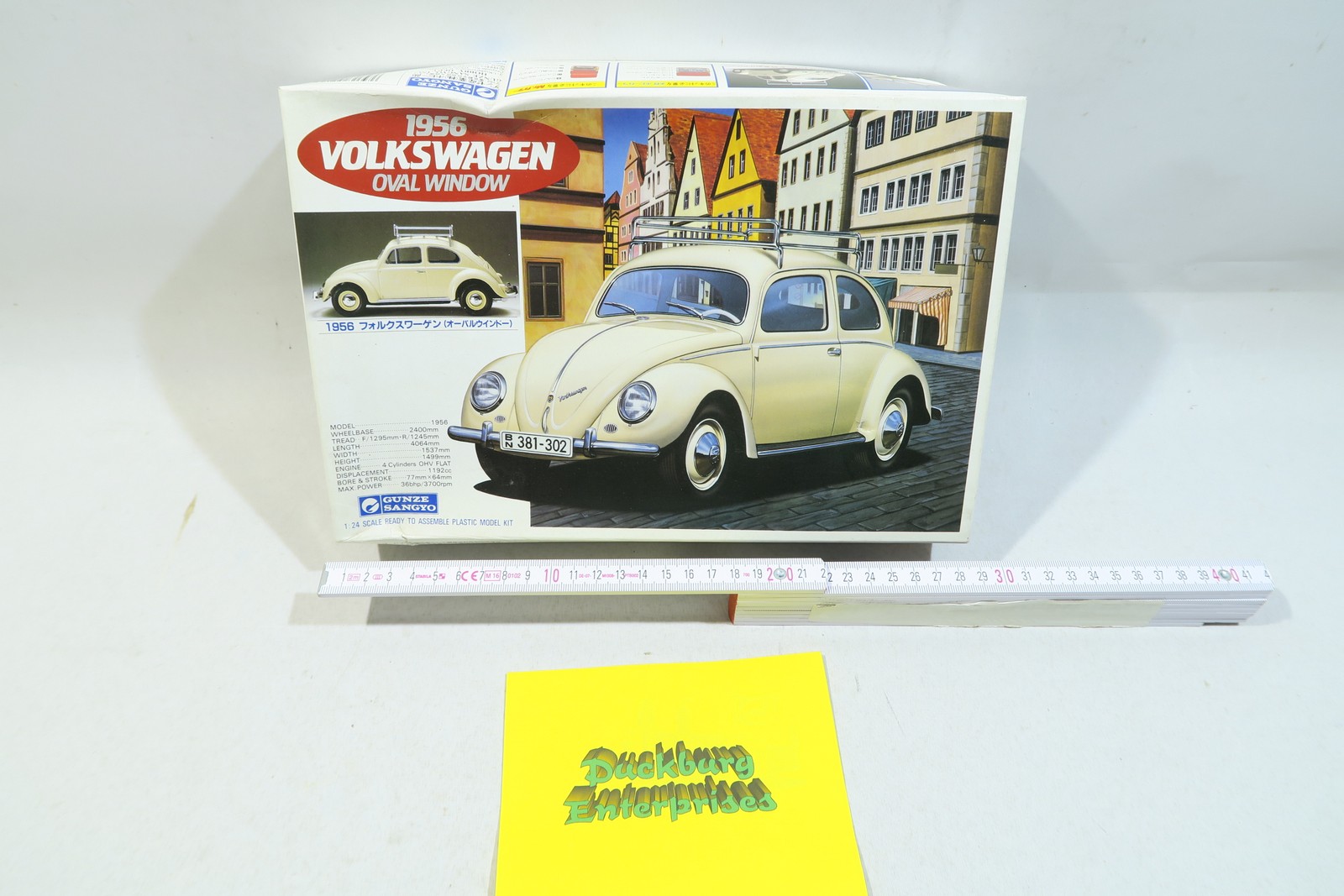 Gunze Sangyo G 149 VW Käfer Beetle 1956 Oval Window 1/24 mb13993 Gunze Sangyo G 149 VW Käfer Beetle 1956 Oval Window 1/24 mb13993
