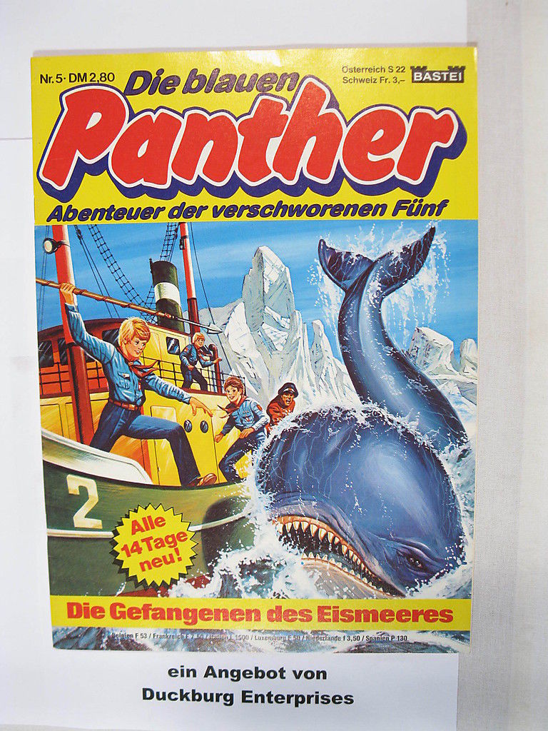 Blauen Panther Nr. 5   Bastei Verlag  im Zustand (1)  45421