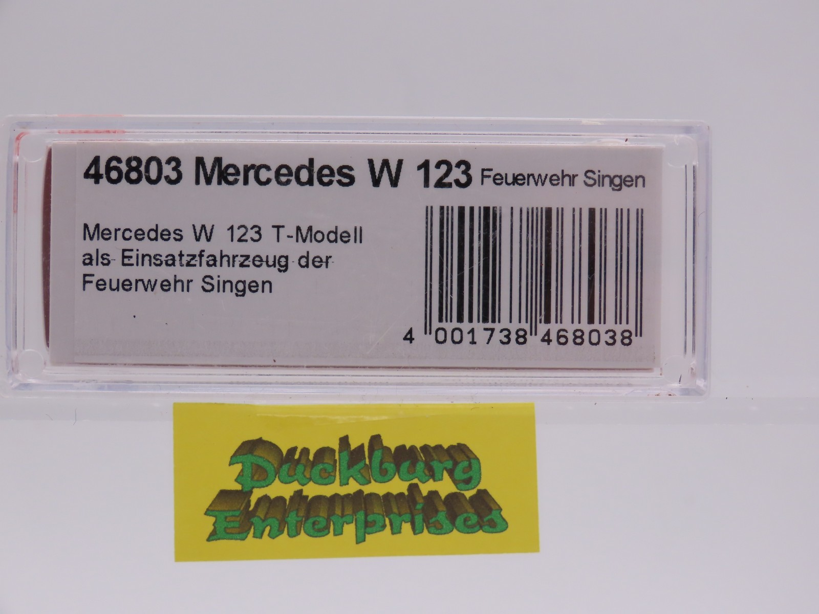 Busch 46803 Mercedes Benz W 123 Feuerwehr Singen rot in OVP 1:87 187705