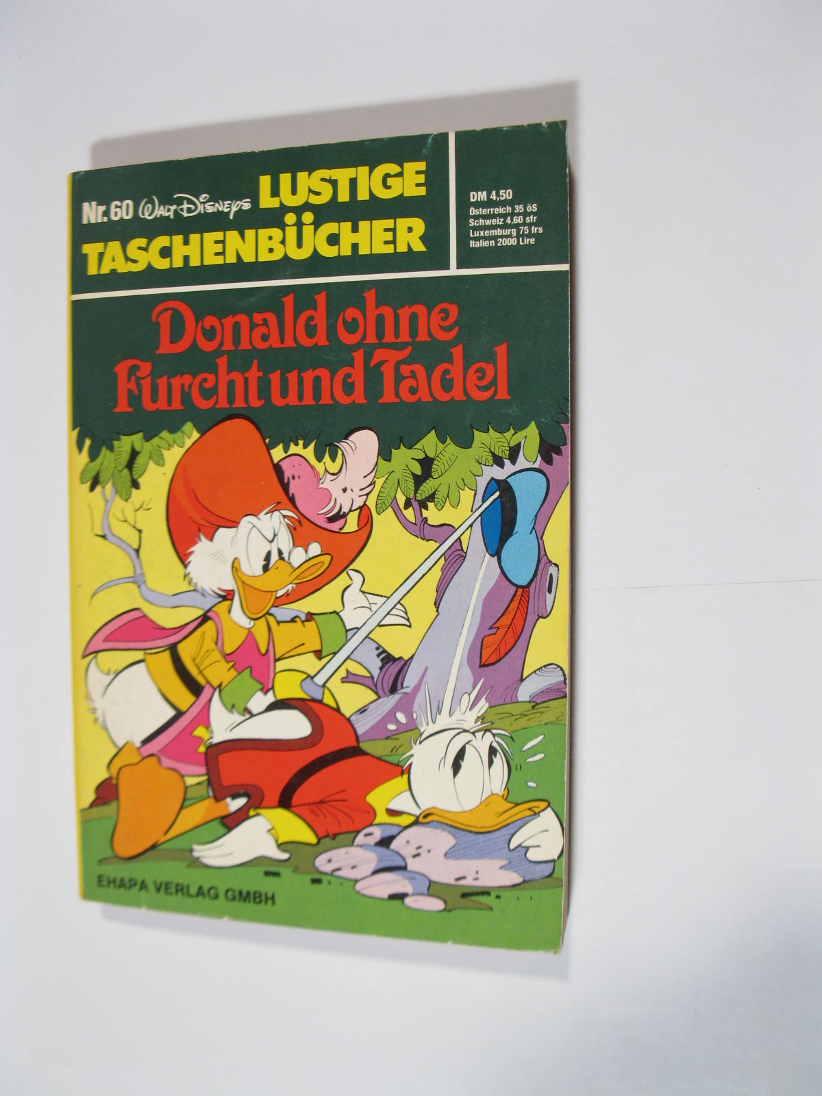 Donald Duck Lustiges Taschenbuch Nr. 60 ERSTAUFLAGE Ehapa Z (1/1-2). 116217 Donald Duck Lustiges Taschenbuch Nr. 60 ERSTAUFLAGE Ehapa Z (1/1-2). 116217