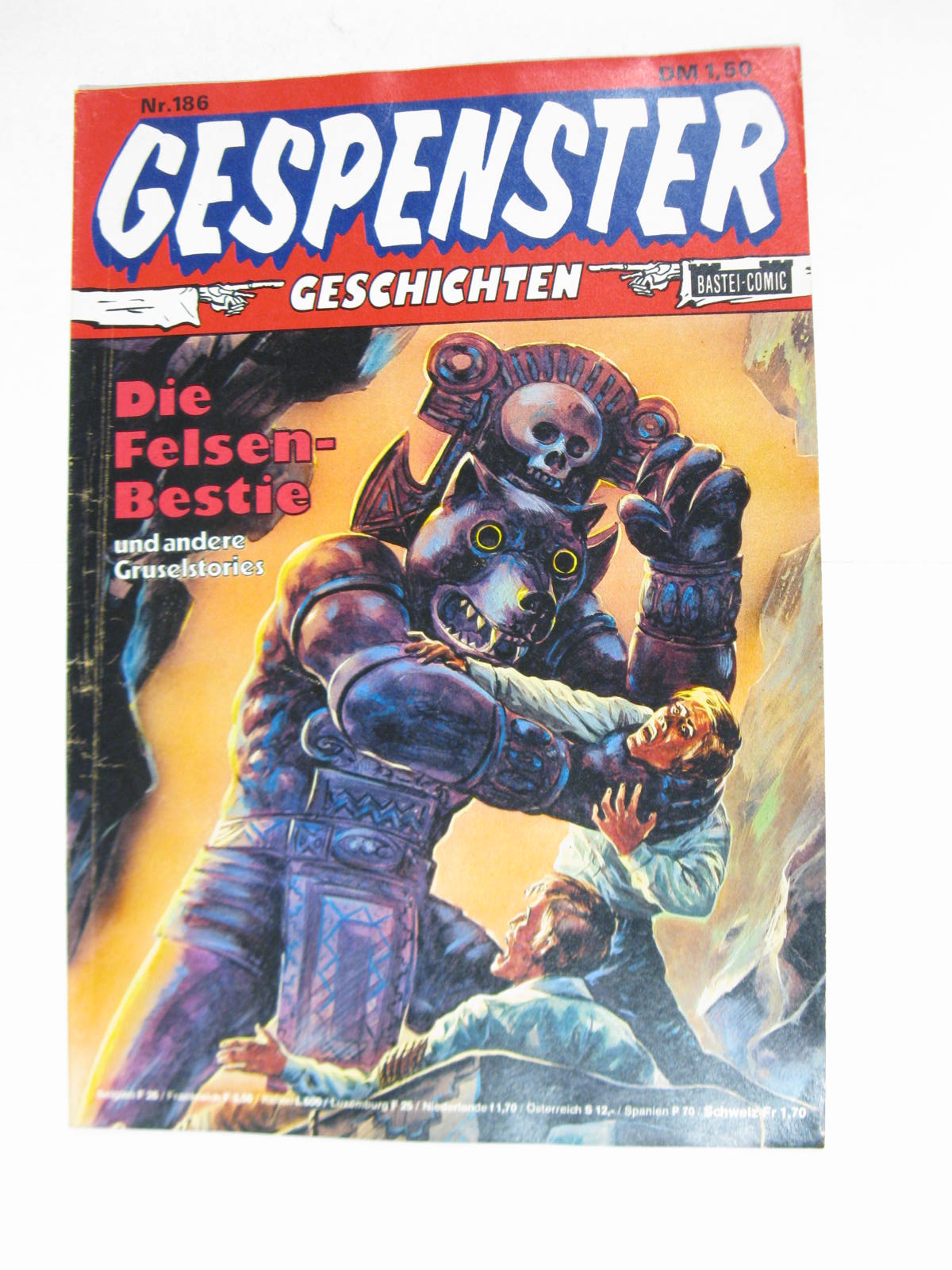 Gespenster Geschichten Nr. 186 Bastei im Zustand (1-2). 123329 Gespenster Geschichten Nr. 186 Bastei im Zustand (1-2). 123329