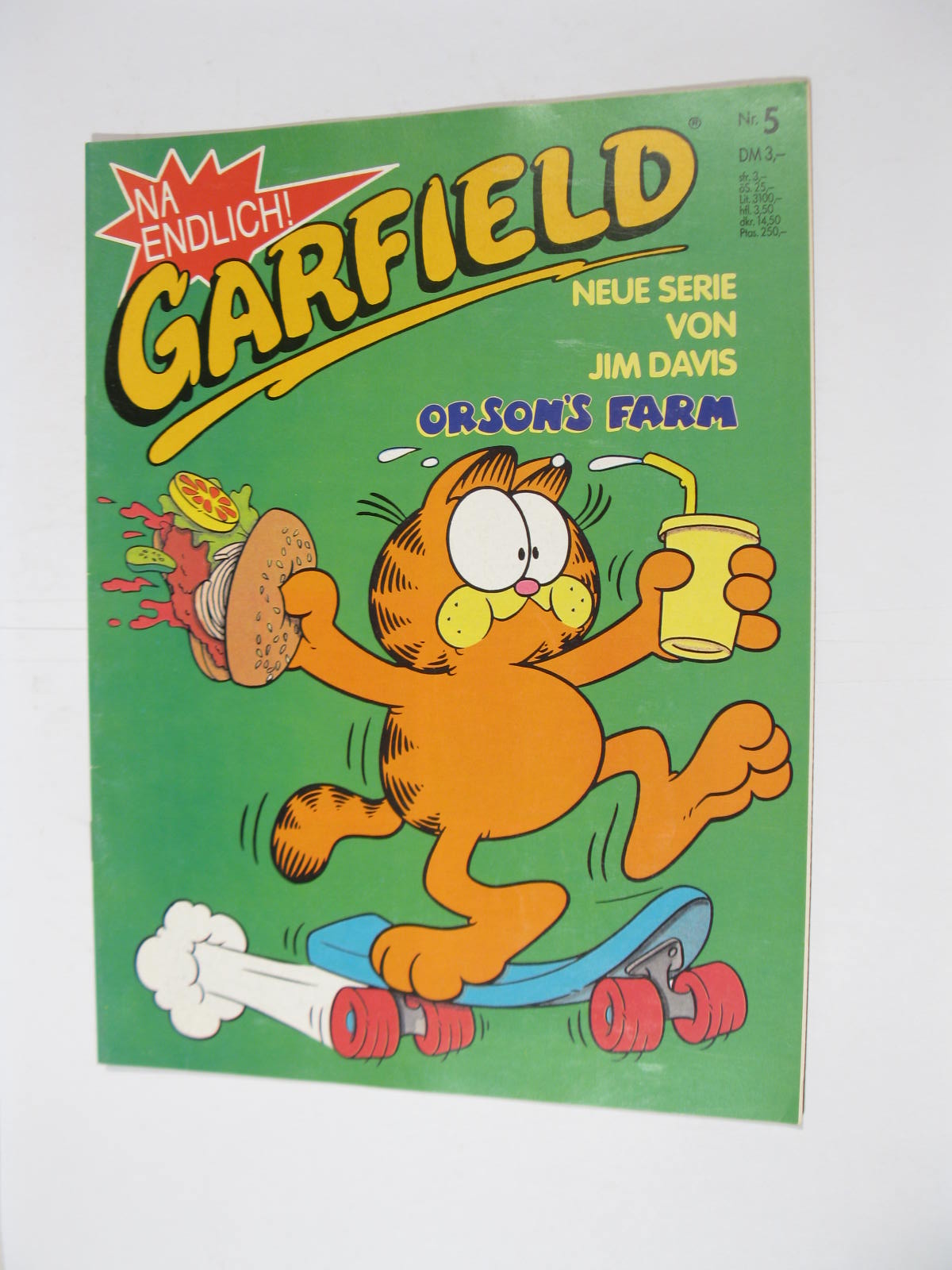 Garfield GbÜ Nr. 1987/ 5 Bavaria Vlg. im Z (1). 111235 Garfield GbÜ Nr. 1987/ 5 Bavaria Vlg. im Z (1). 111235