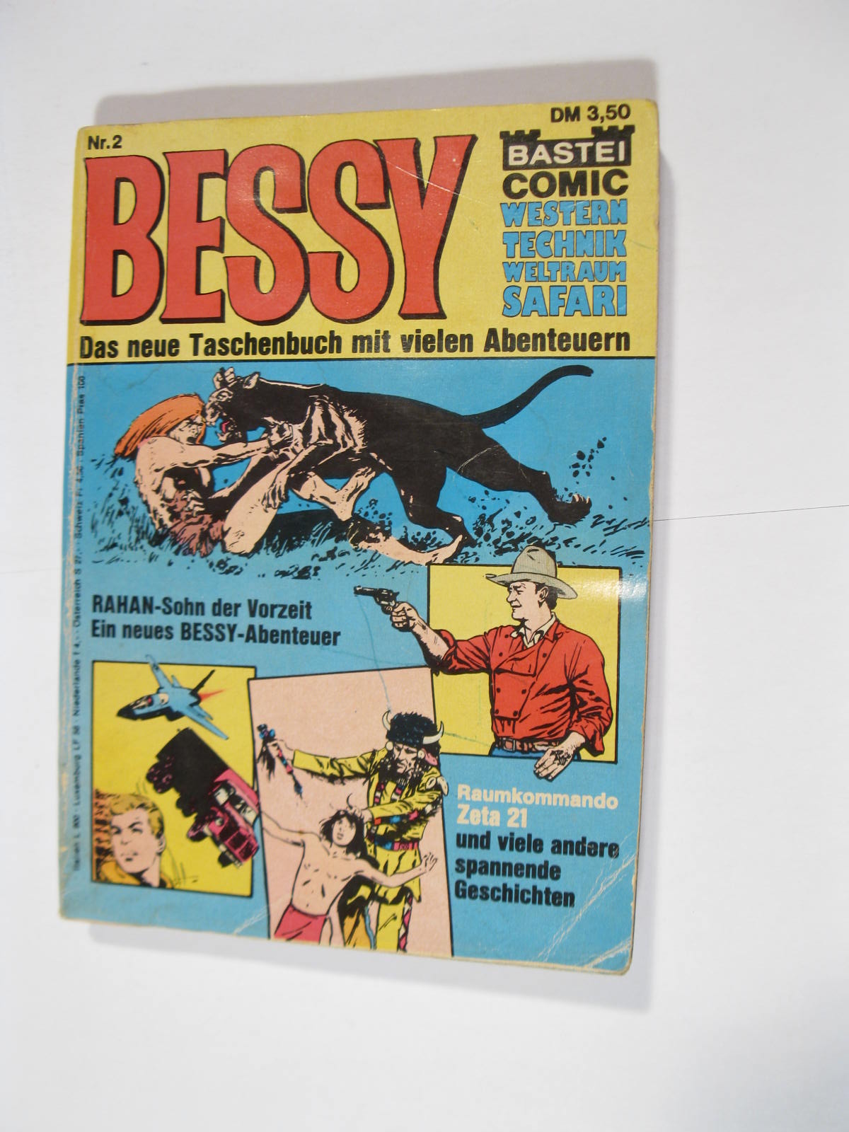 Bessy Taschenbuch 196 Seiten Nr. 2 Bastei im Zustand (2-3). 100261 Bessy Taschenbuch 196 Seiten Nr. 2 Bastei im Zustand (2-3). 100261