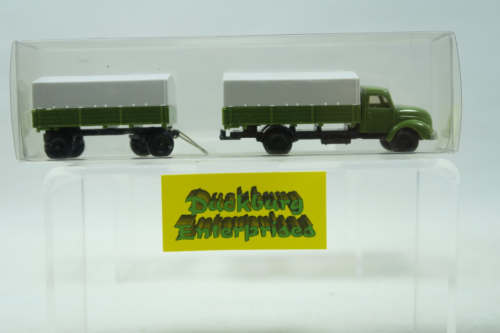 IMU 1:87 LKW 20041 Magirus Pritschenhängerzug mit Pritsche in OVP 173197