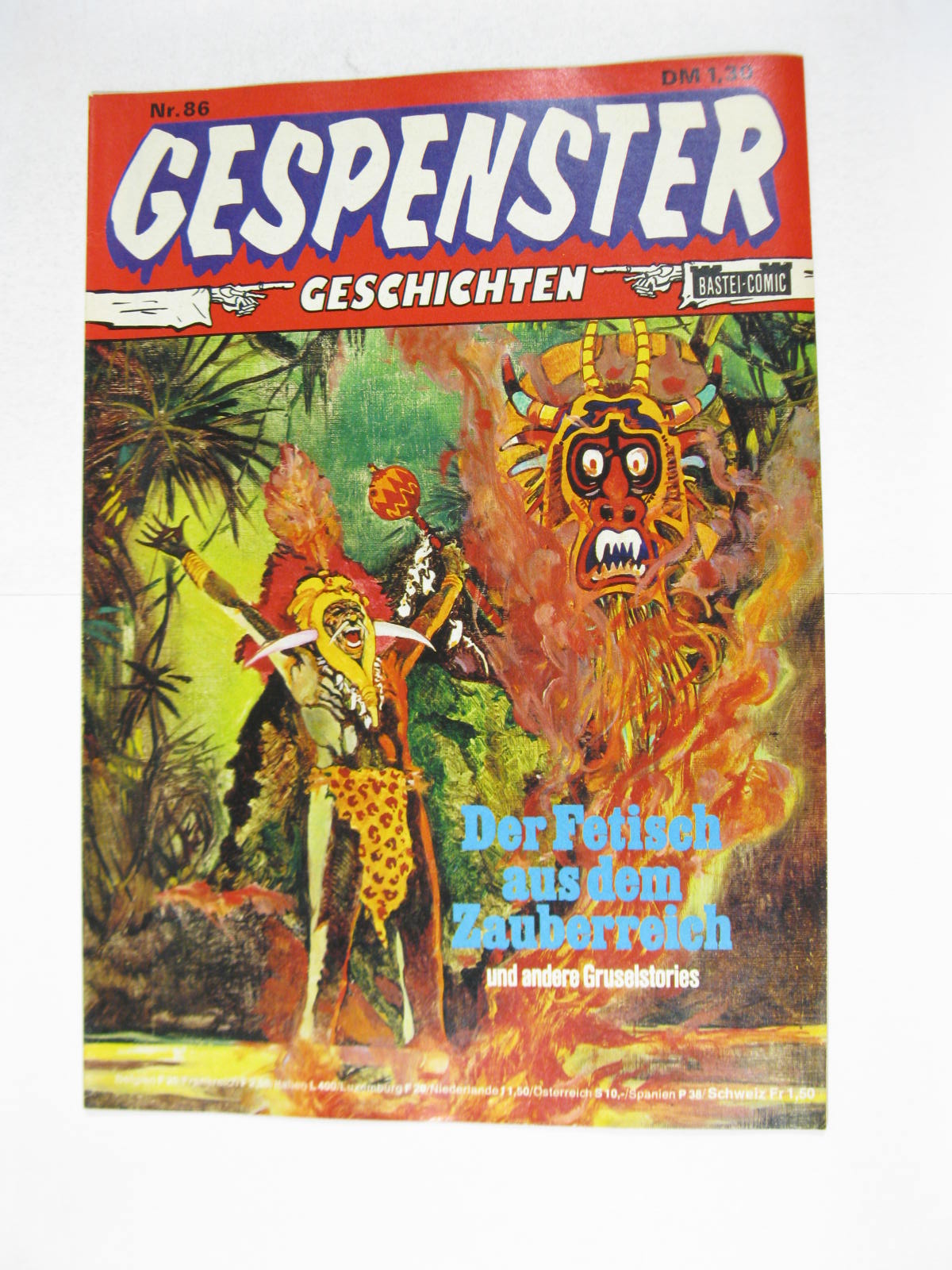 Gespenster Geschichten Nr. 86 Bastei im Zustand (1/1-2). 123199 Gespenster Geschichten Nr. 86 Bastei im Zustand (1/1-2). 123199