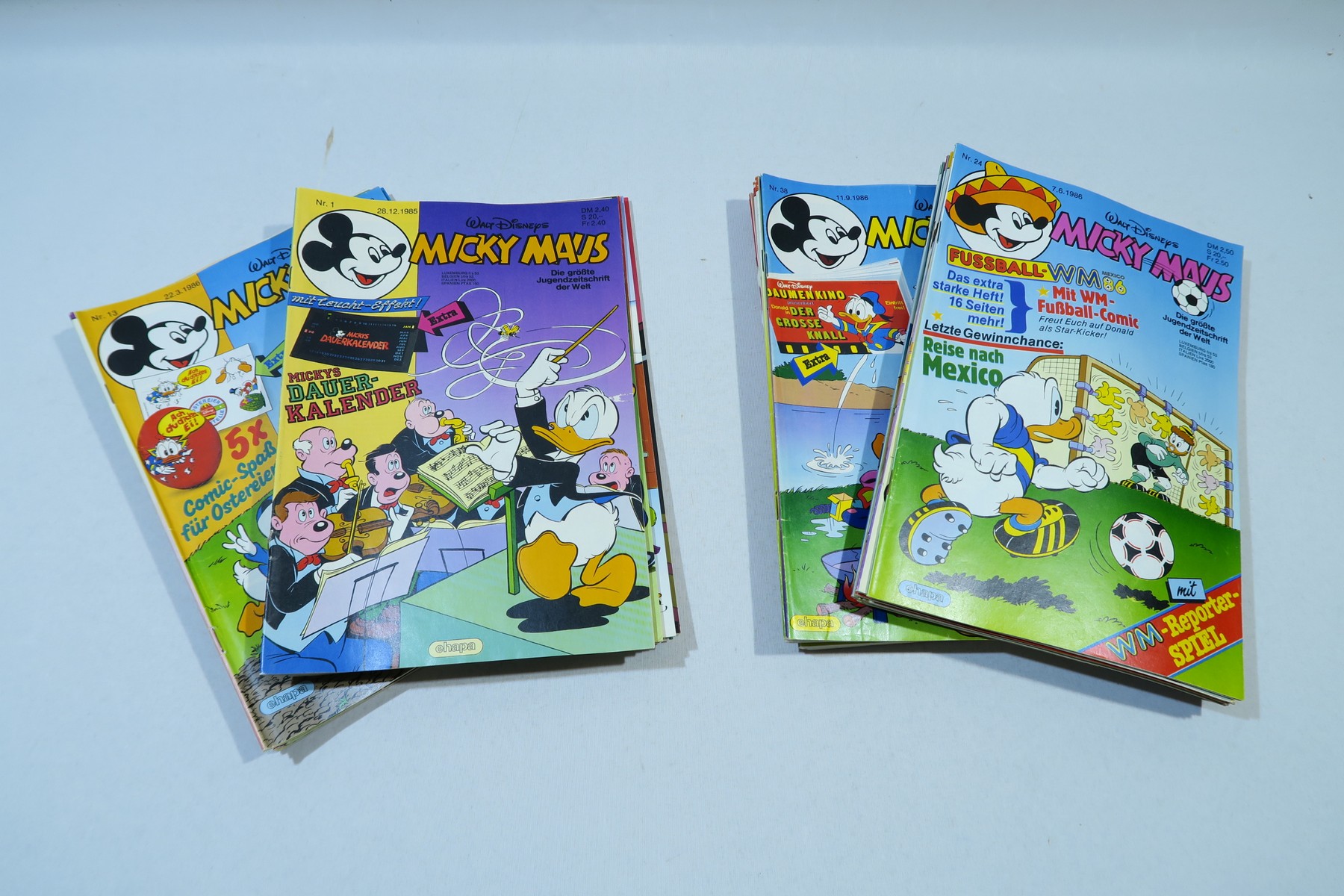 51x Micky Maus fast kpl. Jahrgang 1986  Ehapa 144189