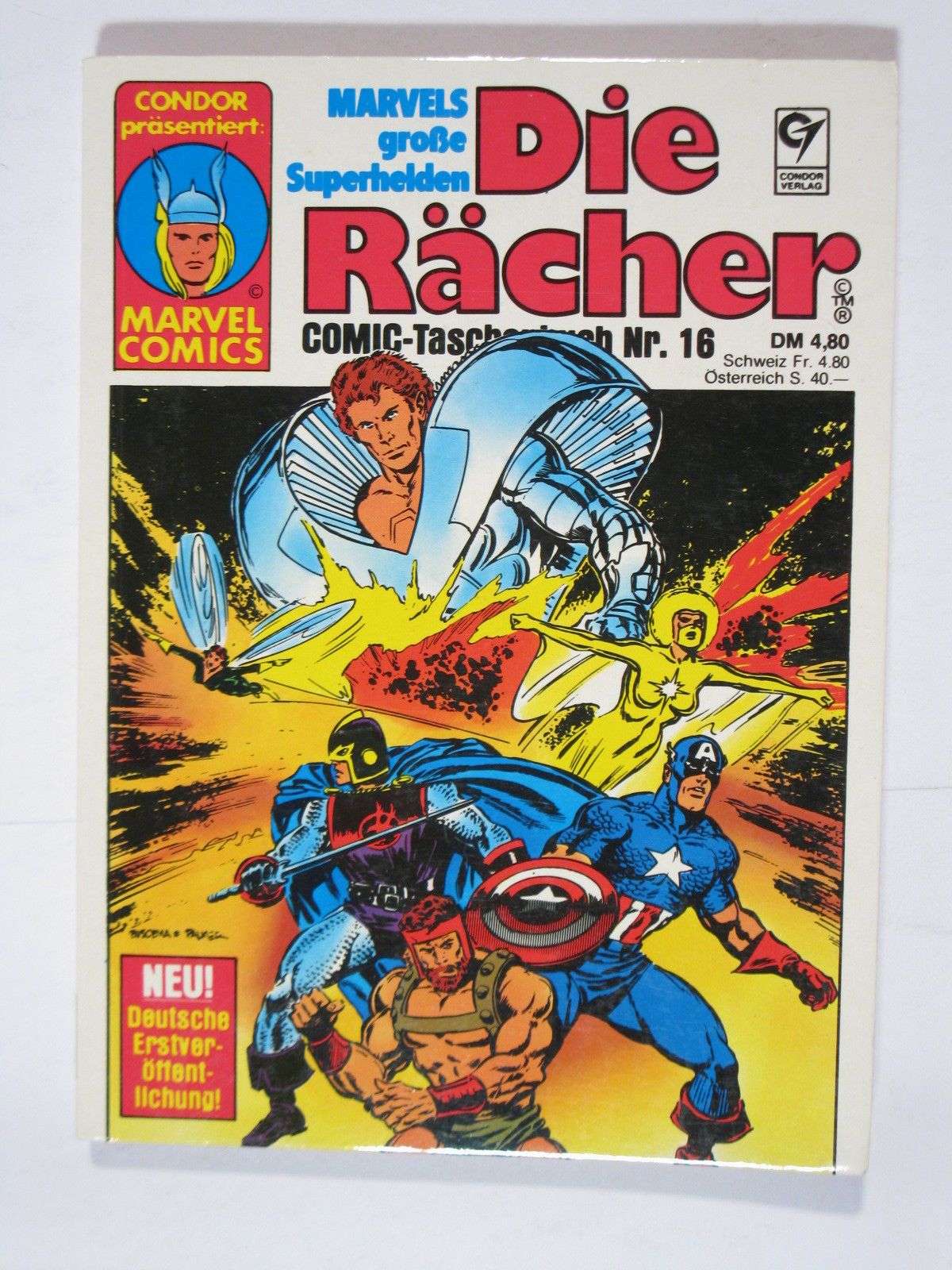 Rächer Nr. 16 Marvel Condor Taschenbuch im Z (0-1). 80377 Rächer Nr. 16 Marvel Condor Taschenbuch im Z (0-1). 80377