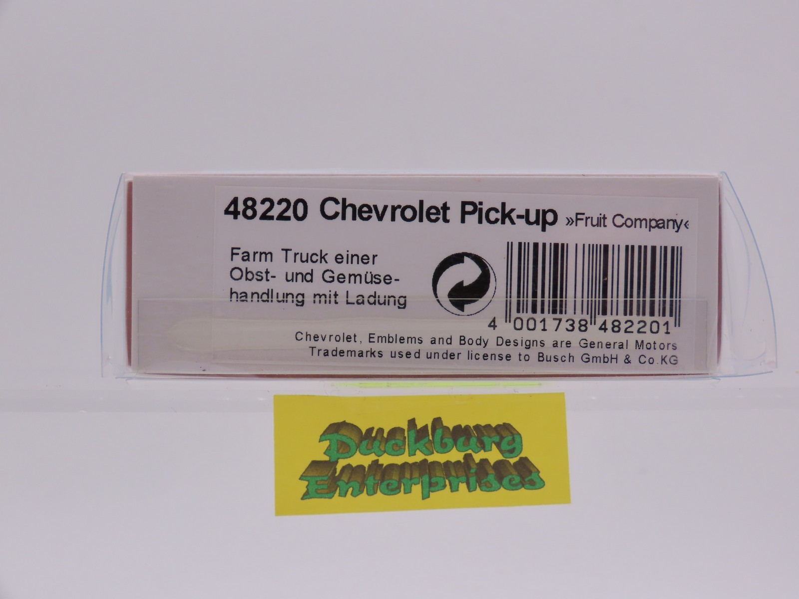 Busch 48220 Chevrolet Pick up Fruit Company gelb in OVP 1:87 187771