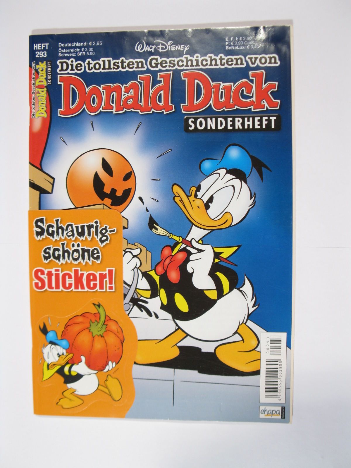 tollsten Geschichten Donald Duck 293 Ehapa Verlag im Zustand (0-1). 85355 tollsten Geschichten Donald Duck 293 Ehapa Verlag im Zustand (0-1). 85355