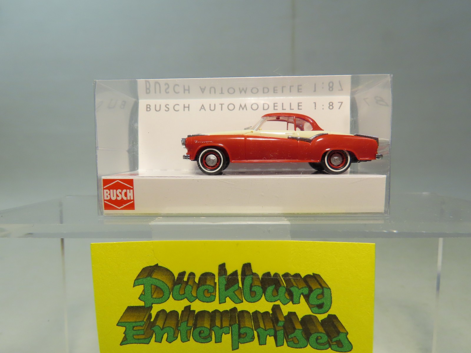 Busch 43103 Borgward Isabella rot / creme in OVP 1:87 177399 Busch 43103 Borgward Isabella rot / creme in OVP 1:87 177399