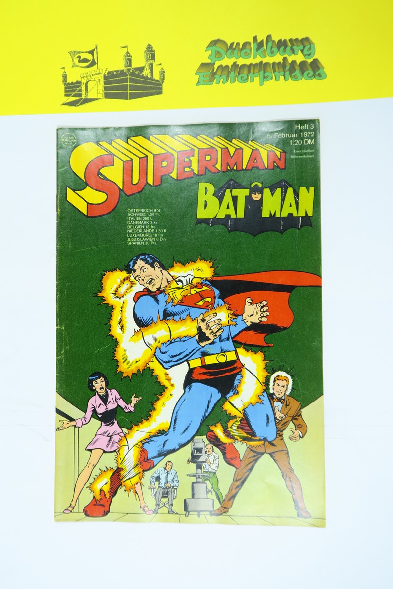 Superman Comic 1972/3  Ehapa im Zustand (1-2). 162293