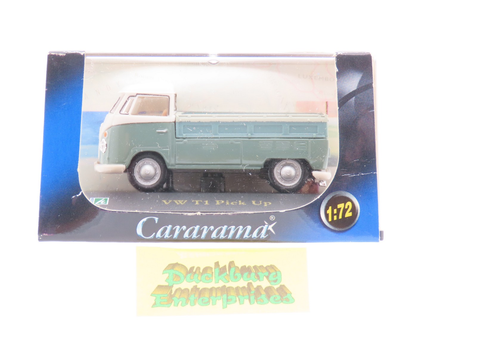 Hongwell Cararama 40127 VW Bus Bulli T1 Pick Up grün in OVP 1:87 188375