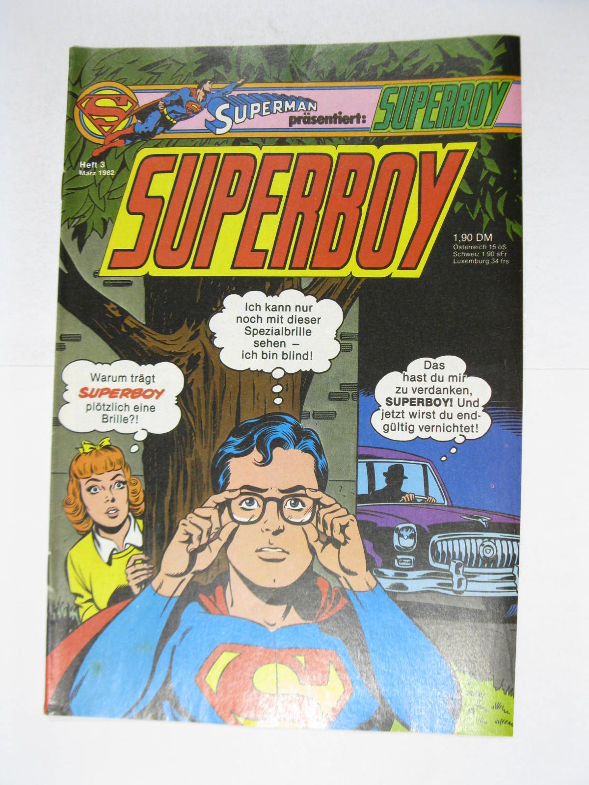 Superboy Nr. 1982/ 3 Ehapa im Zustand (1/1-2). 124055 Superboy Nr. 1982/ 3 Ehapa im Zustand (1/1-2). 124055