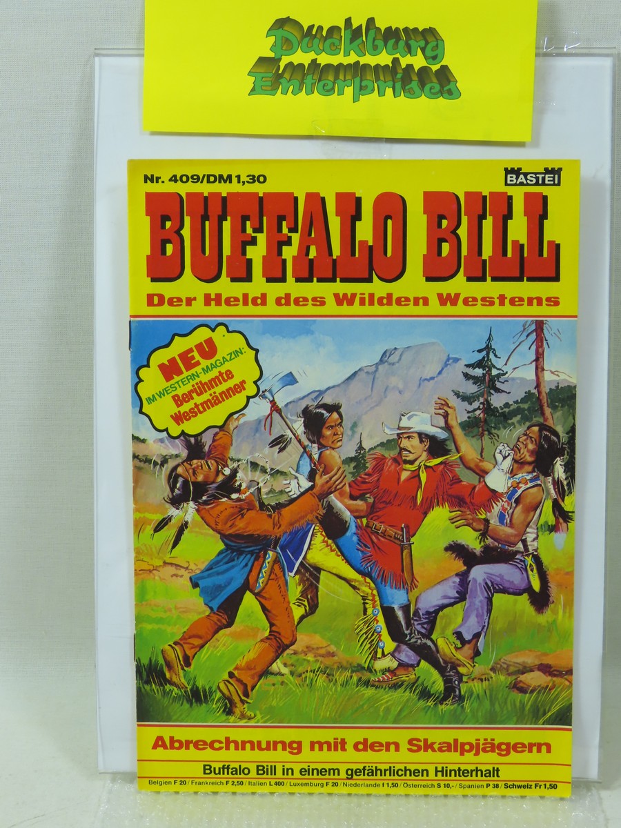 Buffalo Bill Nr. 409 Bastei im Zustand (1). 196109 Buffalo Bill Nr. 409 Bastei im Zustand (1). 196109