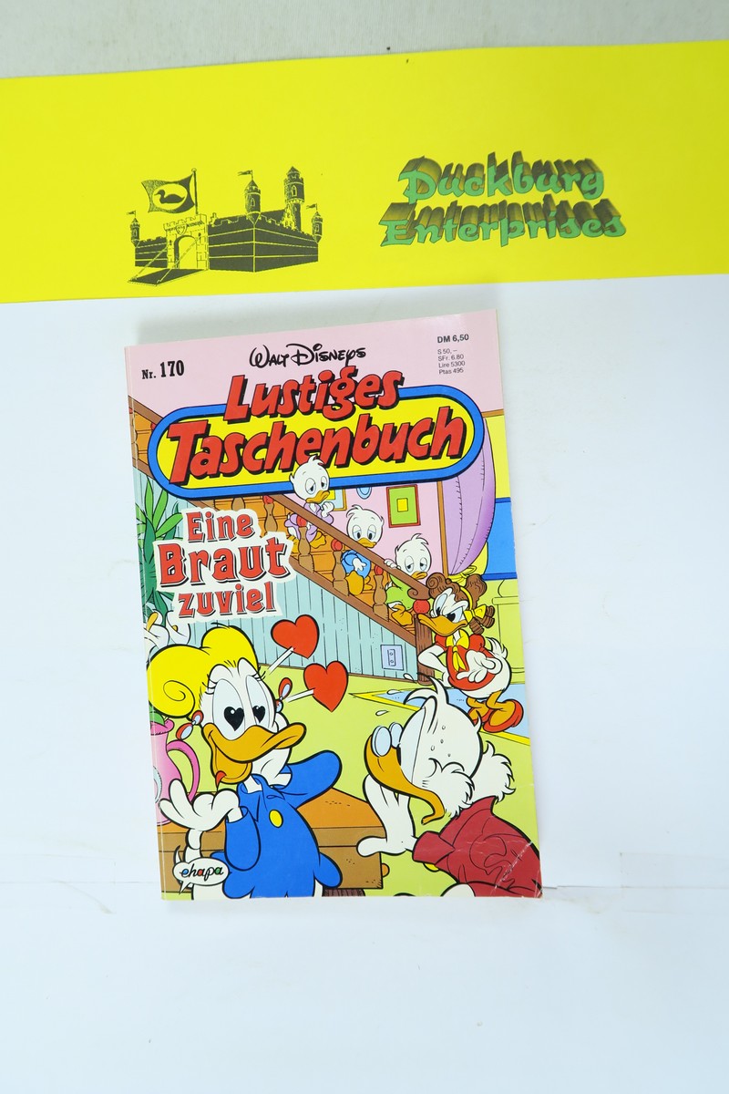 Donald Duck Lustiges Taschenbuch LTB Nr.170 ERSTAUFLAGE Ehapa (1-2). 154269 Donald Duck Lustiges Taschenbuch LTB Nr.170 ERSTAUFLAGE Ehapa (1-2). 154269