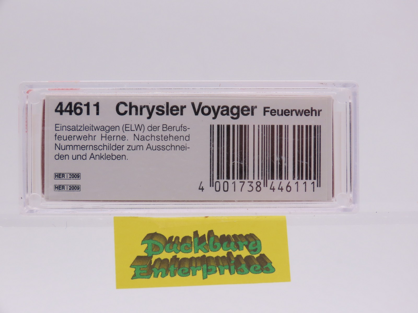 Busch 44611 Chrysler Voyager Feuerwehr Herne rot in OVP 1:87 187739