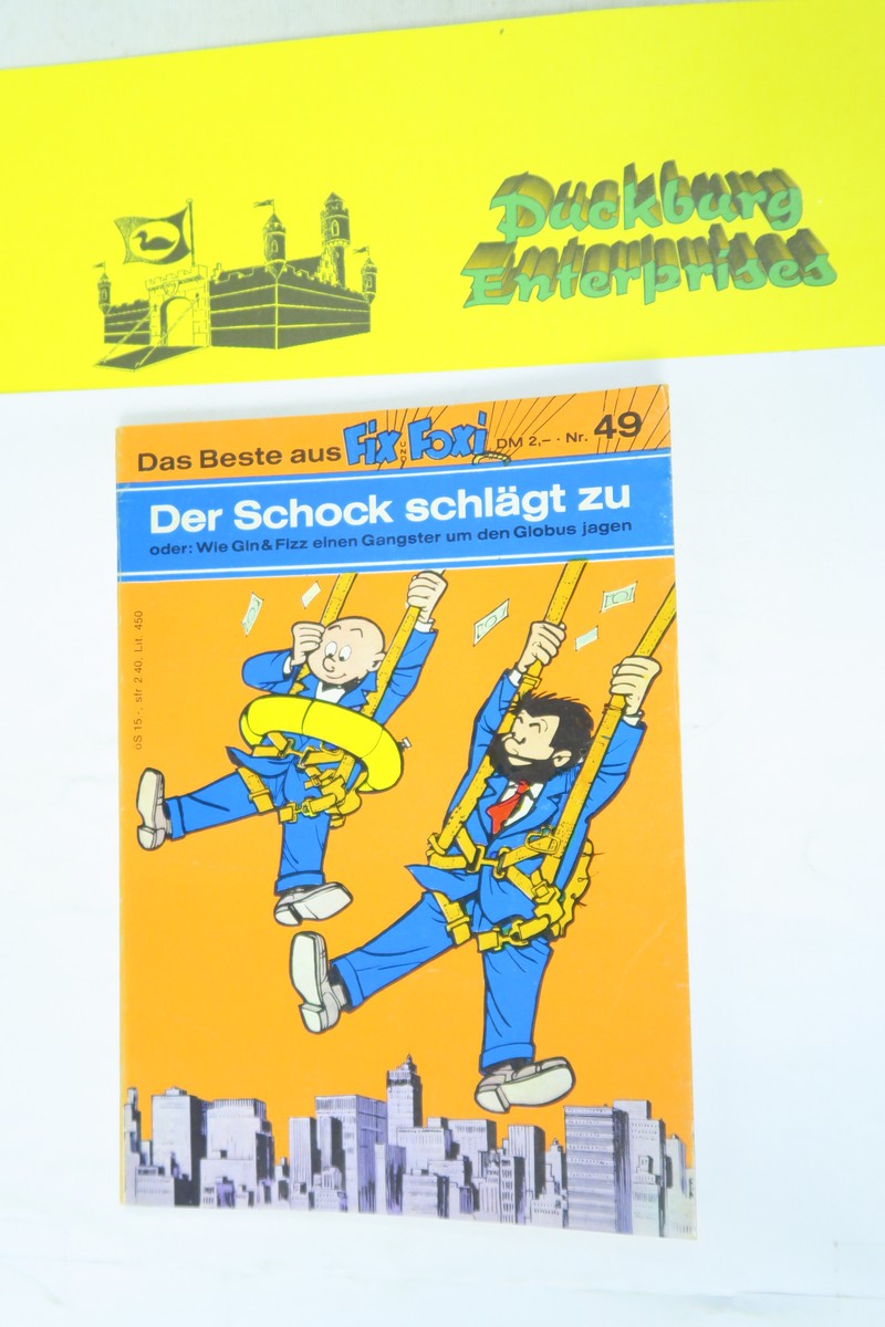 Kauka Super Serie Gin & Fizz Taschenbuch Nr. 49 Gevacur im Z (1-2/2). 156247 Kauka Super Serie Gin & Fizz Taschenbuch Nr. 49 Gevacur im Z (1-2/2). 156247