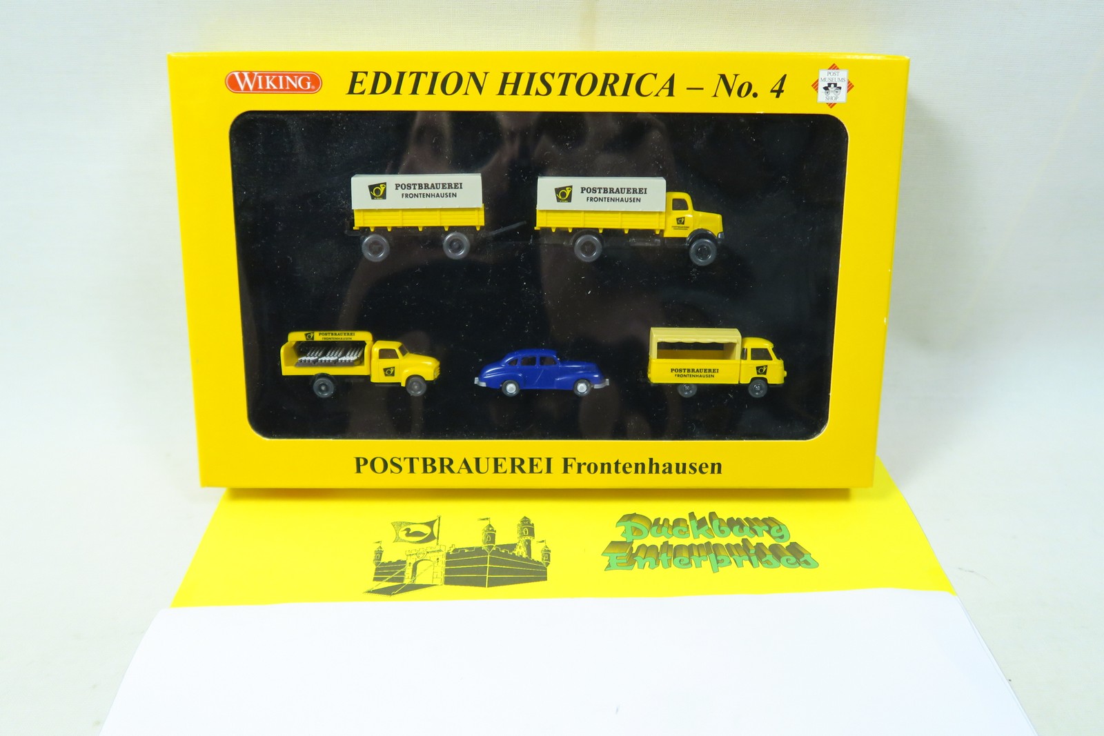Wiking PMS 81-18 Edition Historica No. 4 Postbrauerei Set in OVP 1:87 185275 Wiking PMS 81-18 Edition Historica No. 4 Postbrauerei Set in OVP 1:87 185275