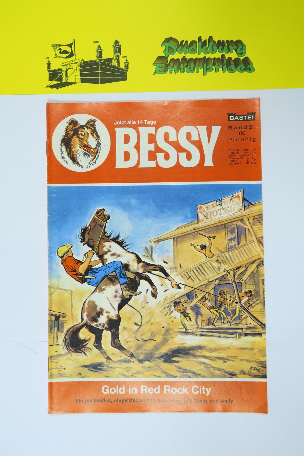 Bessy Comic-Heft Nr. 21 Bastei im Zustand (1-2/2). 150813 Bessy Comic-Heft Nr. 21 Bastei im Zustand (1-2/2). 150813