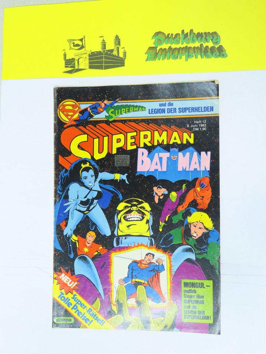 Superman Comic 1982/12 Ehapa im Zustand (2). 158229 Superman Comic 1982/12 Ehapa im Zustand (2). 158229