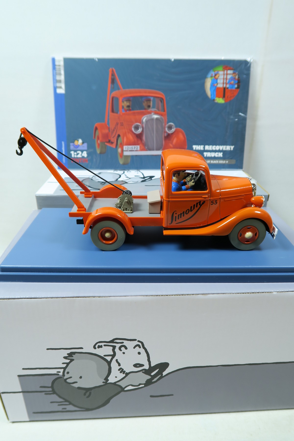 Tim & Struppi Tintin Auto 1/24 Abschleppwagen Moulinsart 29933 Tim & Struppi Tintin Auto 1/24 Abschleppwagen Moulinsart 29933
