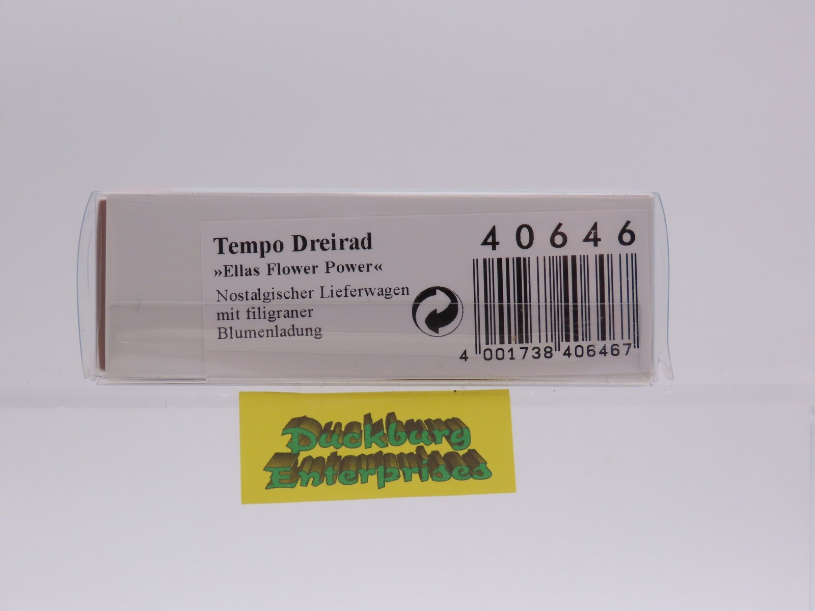 Busch 40646 Tempo Dreirad Ellas Flower Power grün in OVP 1:87 187713