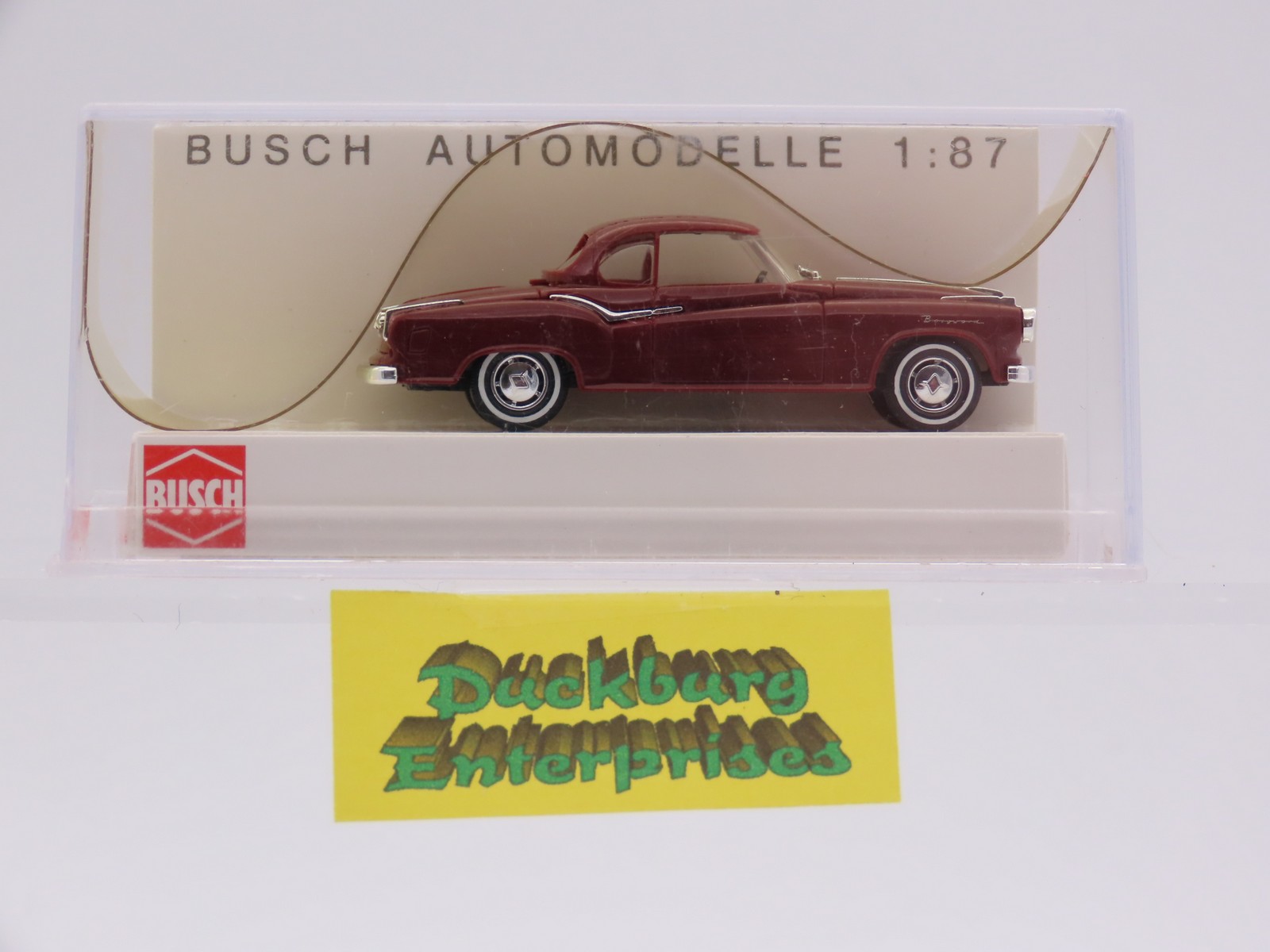 Busch 43100 Borgward Isabella Coupe dunkelrot in OVP 1:87 187707 Busch 43100 Borgward Isabella Coupe dunkelrot in OVP 1:87 187707