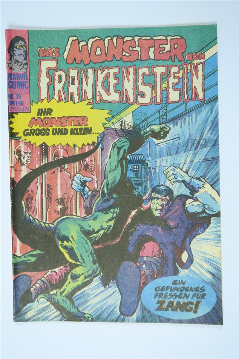 Frankenstein Nr.19 Marvel Comic Williams im Z (1-2). 142433 Frankenstein Nr.19 Marvel Comic Williams im Z (1-2). 142433