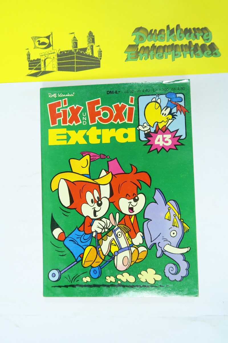 Fix und Foxi Extra Taschenbuch Nr. 43 Kauka Gevacur Verlag im Z (1). 156195 Fix und Foxi Extra Taschenbuch Nr. 43 Kauka Gevacur Verlag im Z (1). 156195