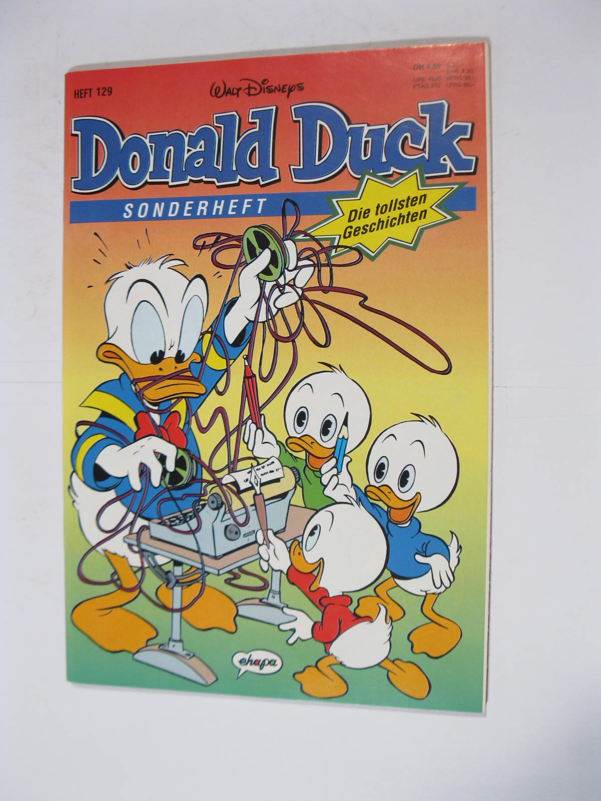 tollsten Geschichten von Donald Duck Nr.129 Ehapa Vlg. im Z (0-1). 110869 tollsten Geschichten von Donald Duck Nr.129 Ehapa Vlg. im Z (0-1). 110869