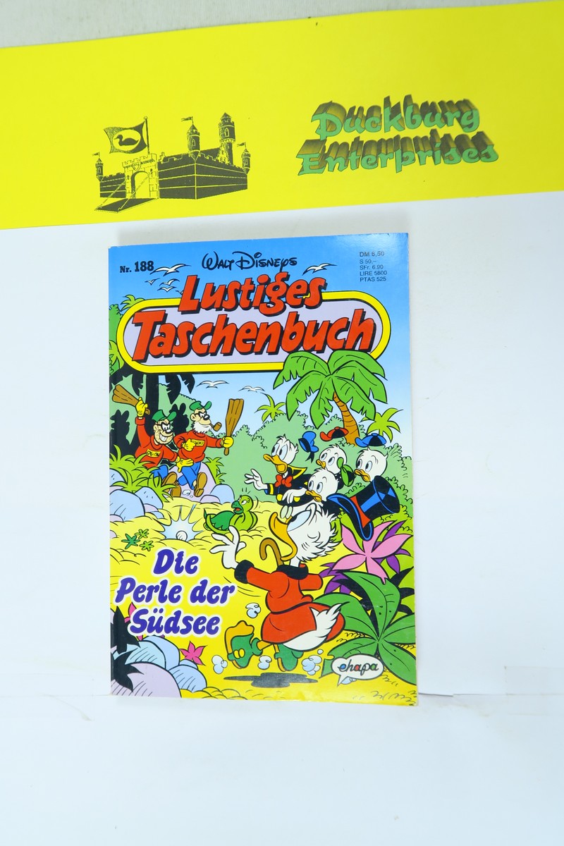 Donald Duck Lustiges Taschenbuch LTB Nr.188 ERSTAUFLAGE Ehapa (1/1-2). 154305 Donald Duck Lustiges Taschenbuch LTB Nr.188 ERSTAUFLAGE Ehapa (1/1-2). 154305
