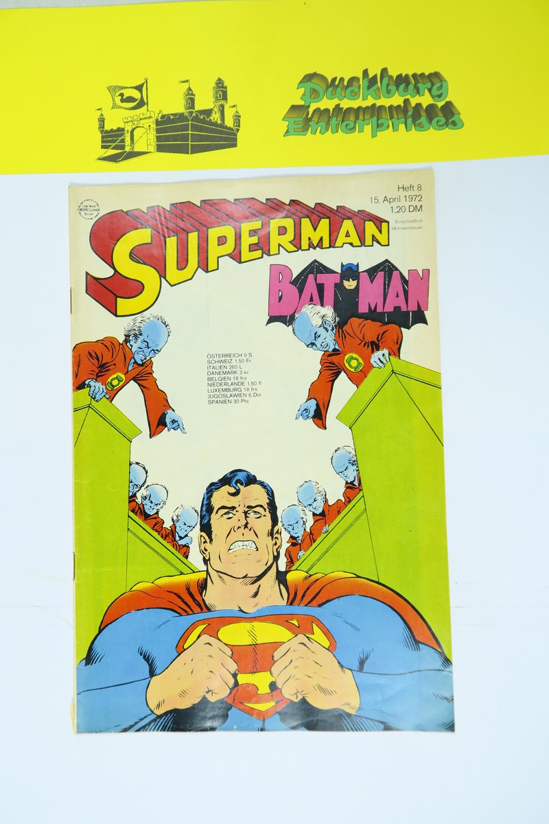 Superman Comic 1972/8  Ehapa im Zustand (2). 162297