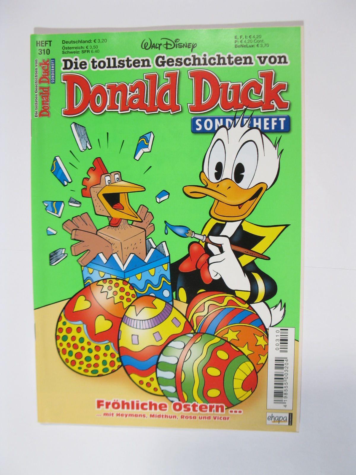 tollsten Geschichten Donald Duck 310 Ehapa Verlag im Zustand (1). 85385 tollsten Geschichten Donald Duck 310 Ehapa Verlag im Zustand (1). 85385