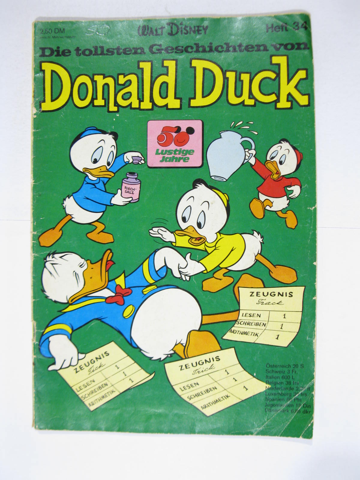tollsten Geschichten von Donald Duck Nr. 34 Ehapa Vlg. im Z (2-3). 122243 tollsten Geschichten von Donald Duck Nr. 34 Ehapa Vlg. im Z (2-3). 122243