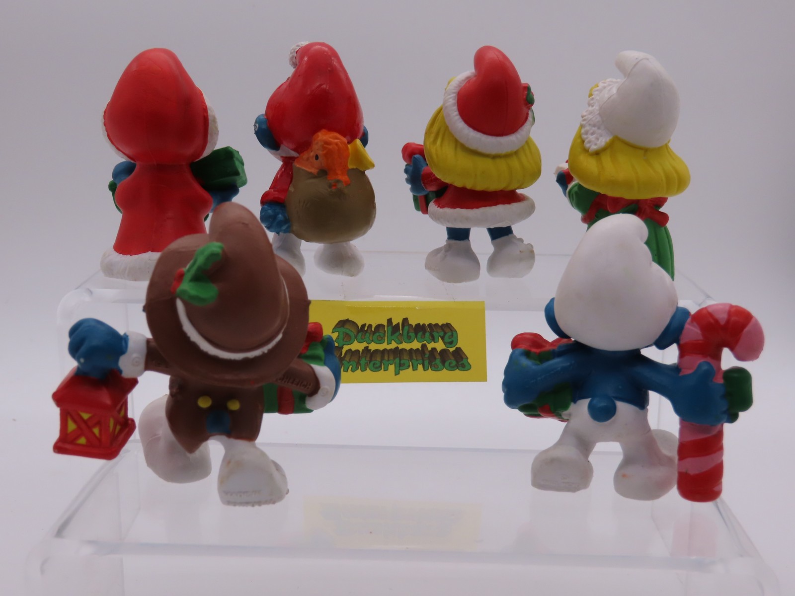 6x Weihnachts Schlümpfe von 1982 komplett Schlumpf smurf schtroumpf Schleich 177931