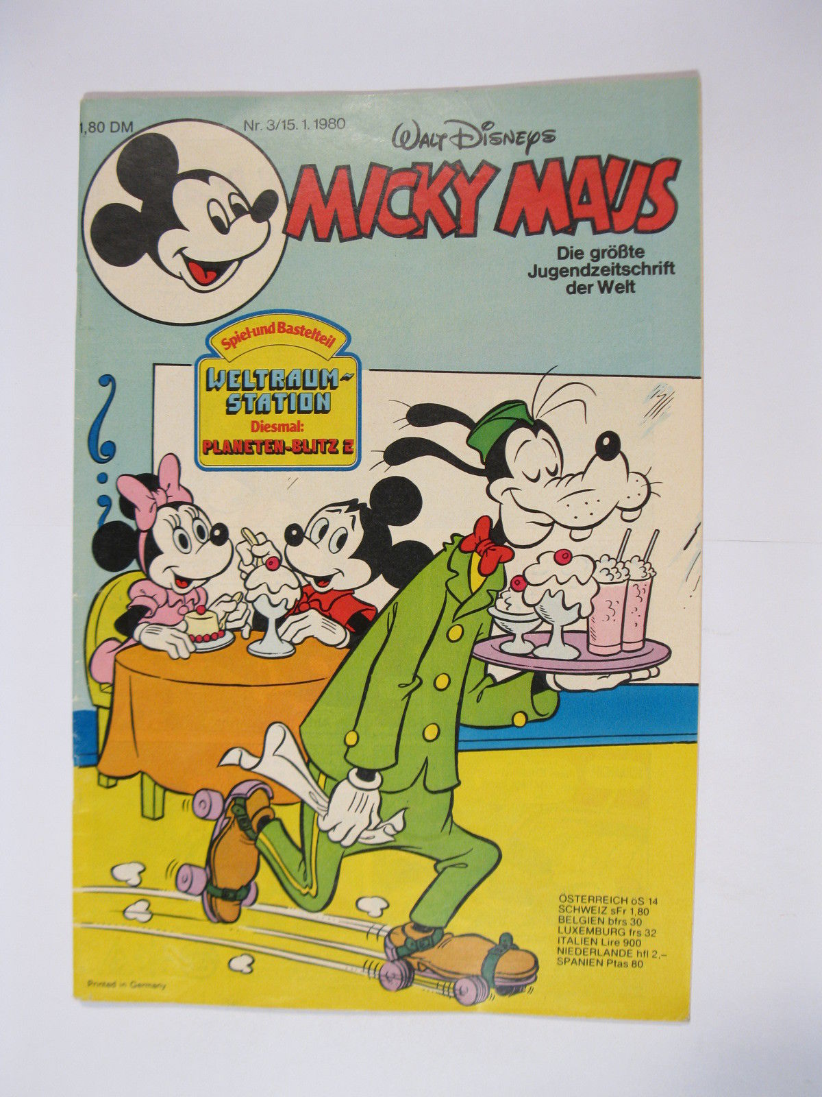 Micky Maus 1980/ 3 Originalheft vom 15.1.80 im Z (1-2). 77641 Micky Maus 1980/ 3 Originalheft vom 15.1.80 im Z (1-2). 77641