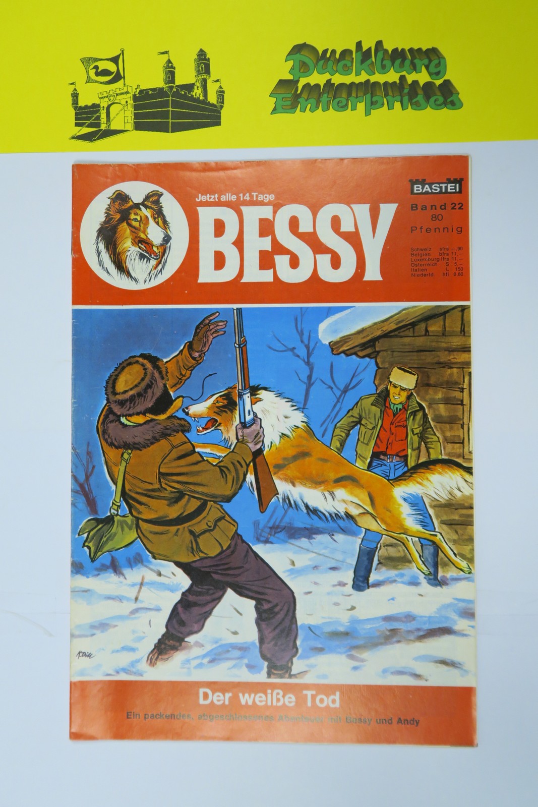 Bessy Comic-Heft Nr. 22 Bastei im Zustand (1-2/2). 150757 Bessy Comic-Heft Nr. 22 Bastei im Zustand (1-2/2). 150757