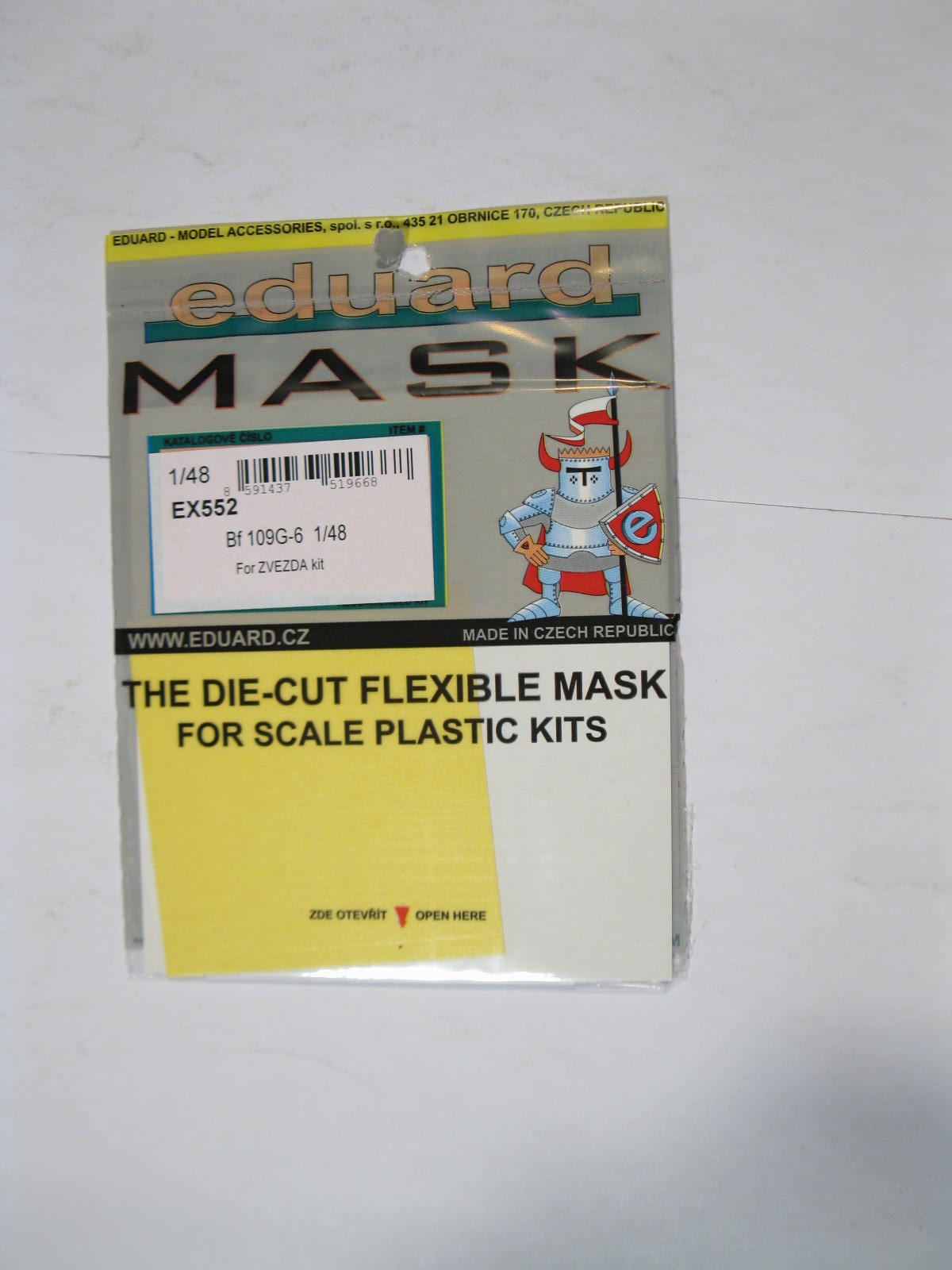 Eduard EX552 Detail set MASK für Bf 109G-6 Zvezda kit 1/48  in OVP z225