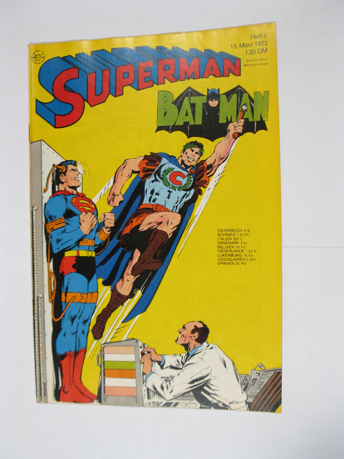 Superman Comic 1972/ 6 Ehapa im Zustand (1). 113369 Superman Comic 1972/ 6 Ehapa im Zustand (1). 113369