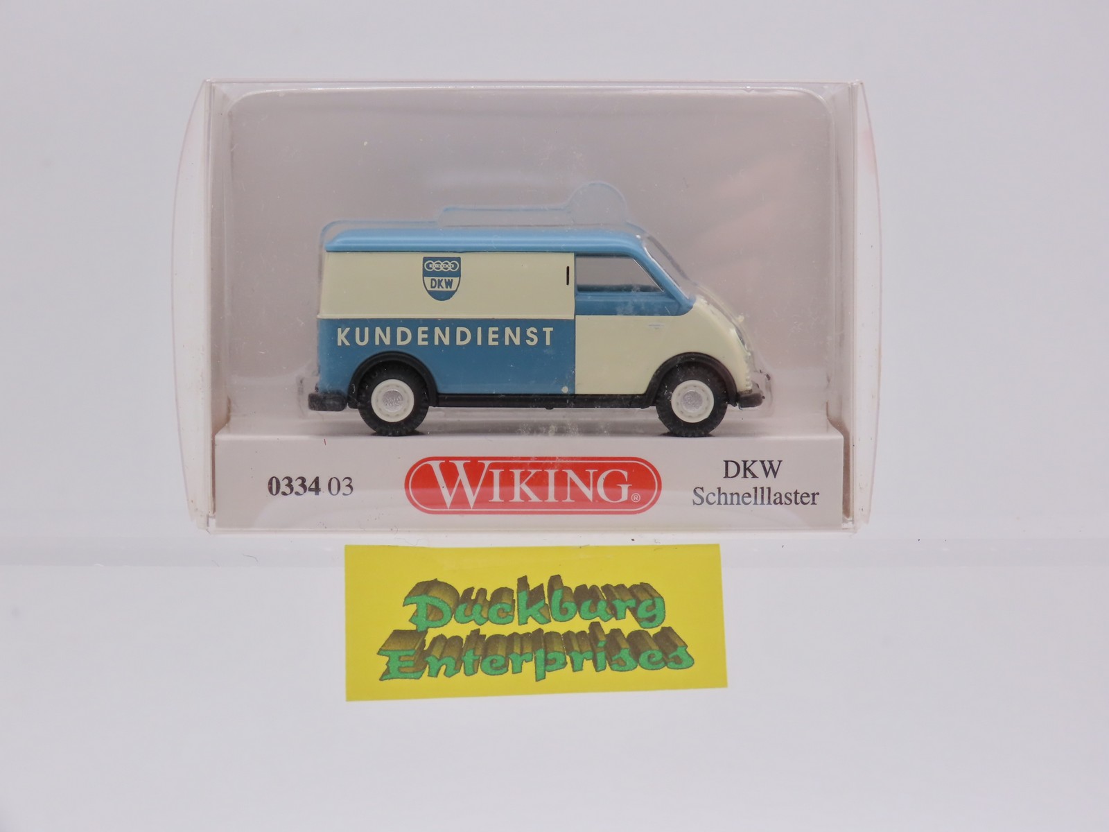 Wiking 033403 DKW Schnelllaster Kastenwagen weiß blau in OVP 1:87 187679