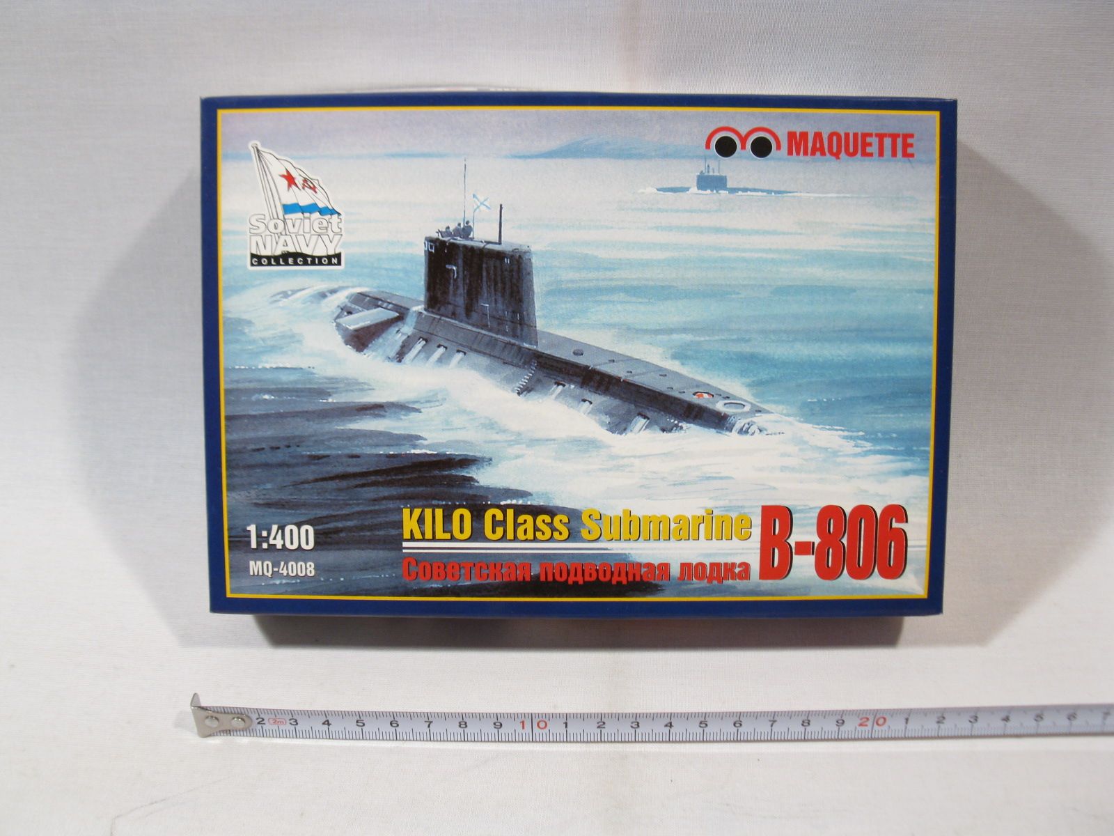 Maquette 4008 Kilo Class Submarine B - 806 1:400 sealed in box mb4649 Maquette 4008 Kilo Class Submarine B - 806 1:400 sealed in box mb4649