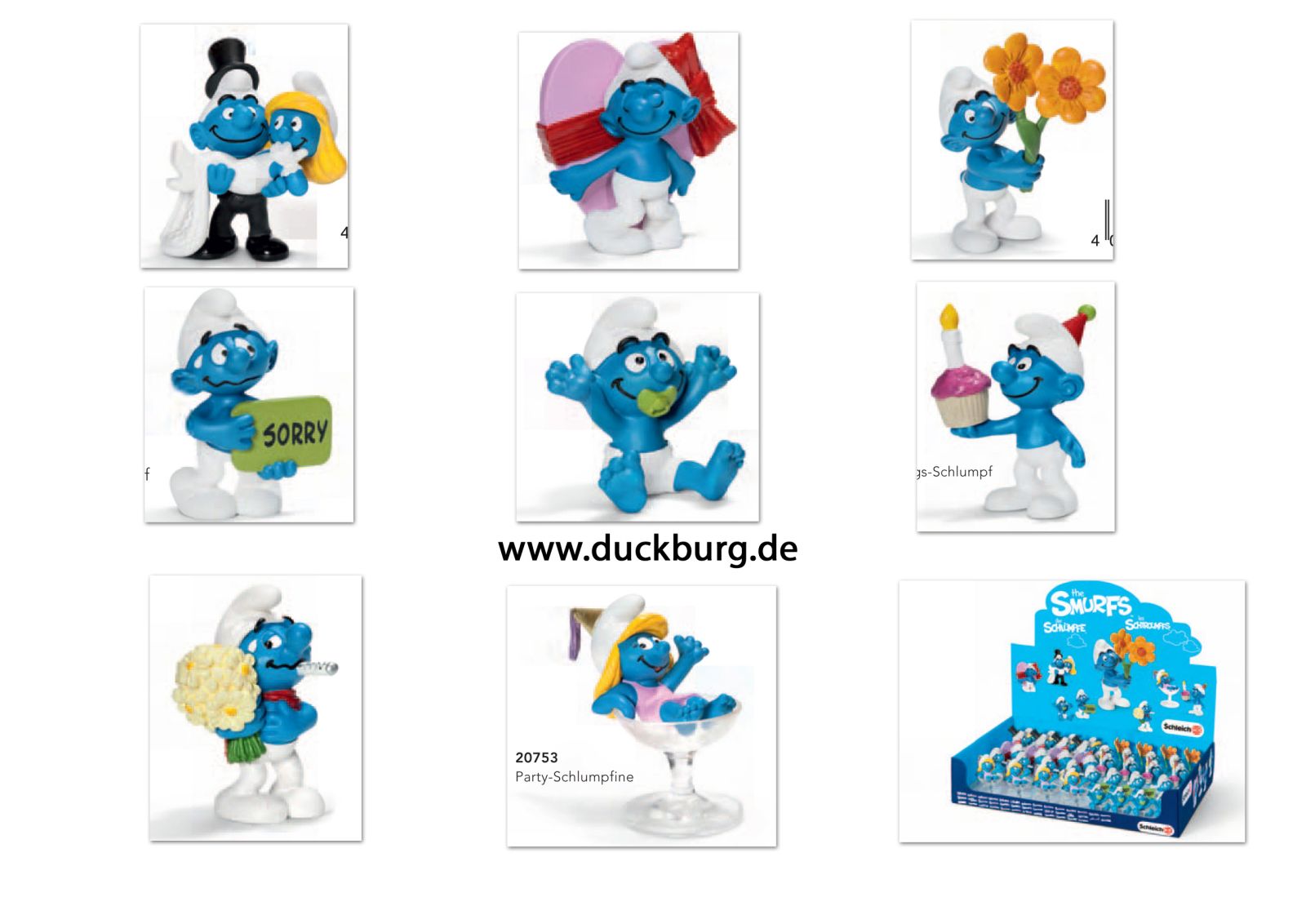 Schlumpf Neuh. 2013: 8 Celebration Schlümpfe SCHLEICH smurf schtroumpf puffi Schlumpf Neuh. 2013: 8 Celebration Schlümpfe SCHLEICH smurf schtroumpf puffi