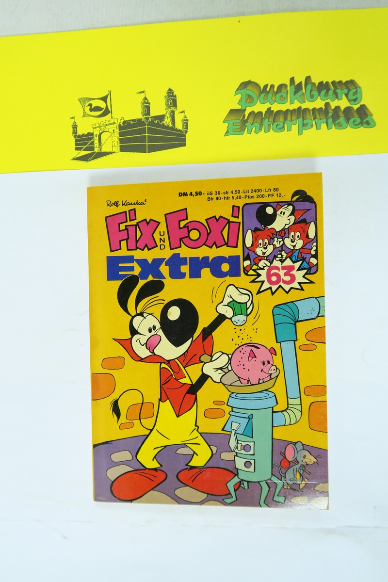 Fix und Foxi Extra Taschenbuch Nr. 63  Kauka Gevacur Verlag im Z (0-1/1). 156211