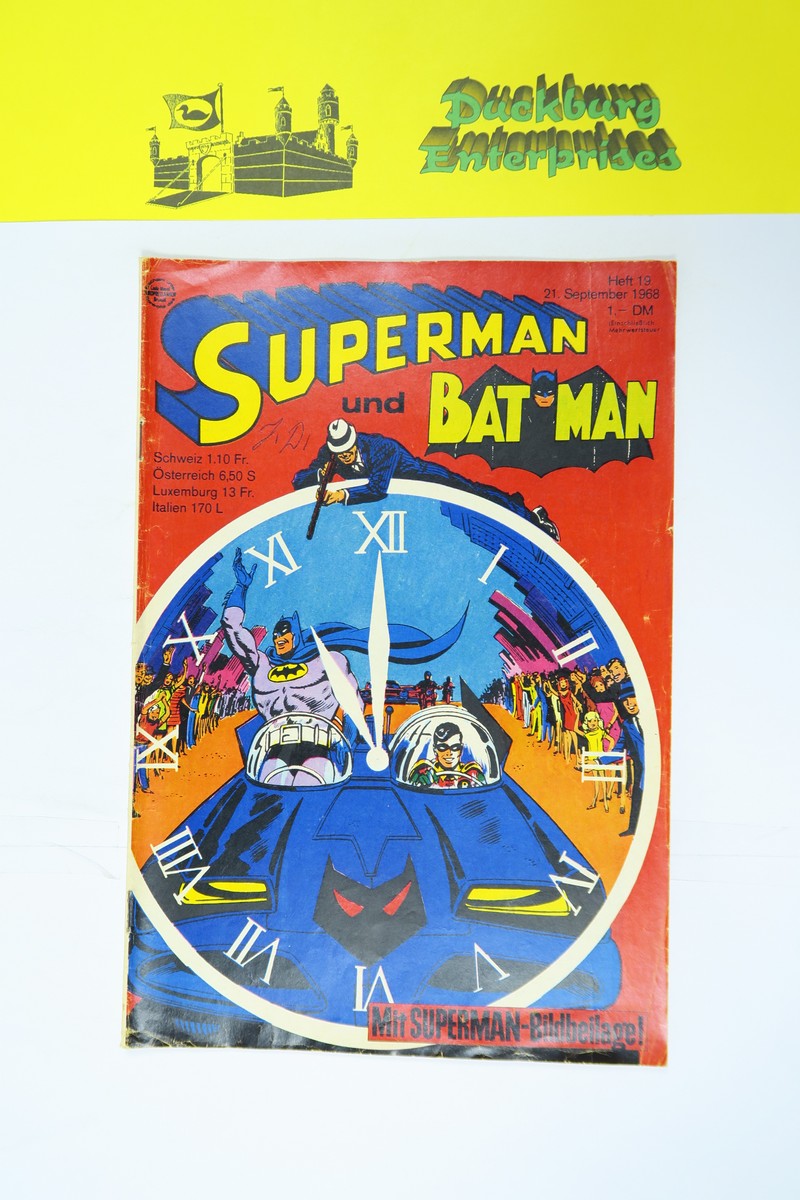 Superman Comic 1968/19 Ehapa im Zustand (2-3 NZ). 153673 Superman Comic 1968/19 Ehapa im Zustand (2-3 NZ). 153673