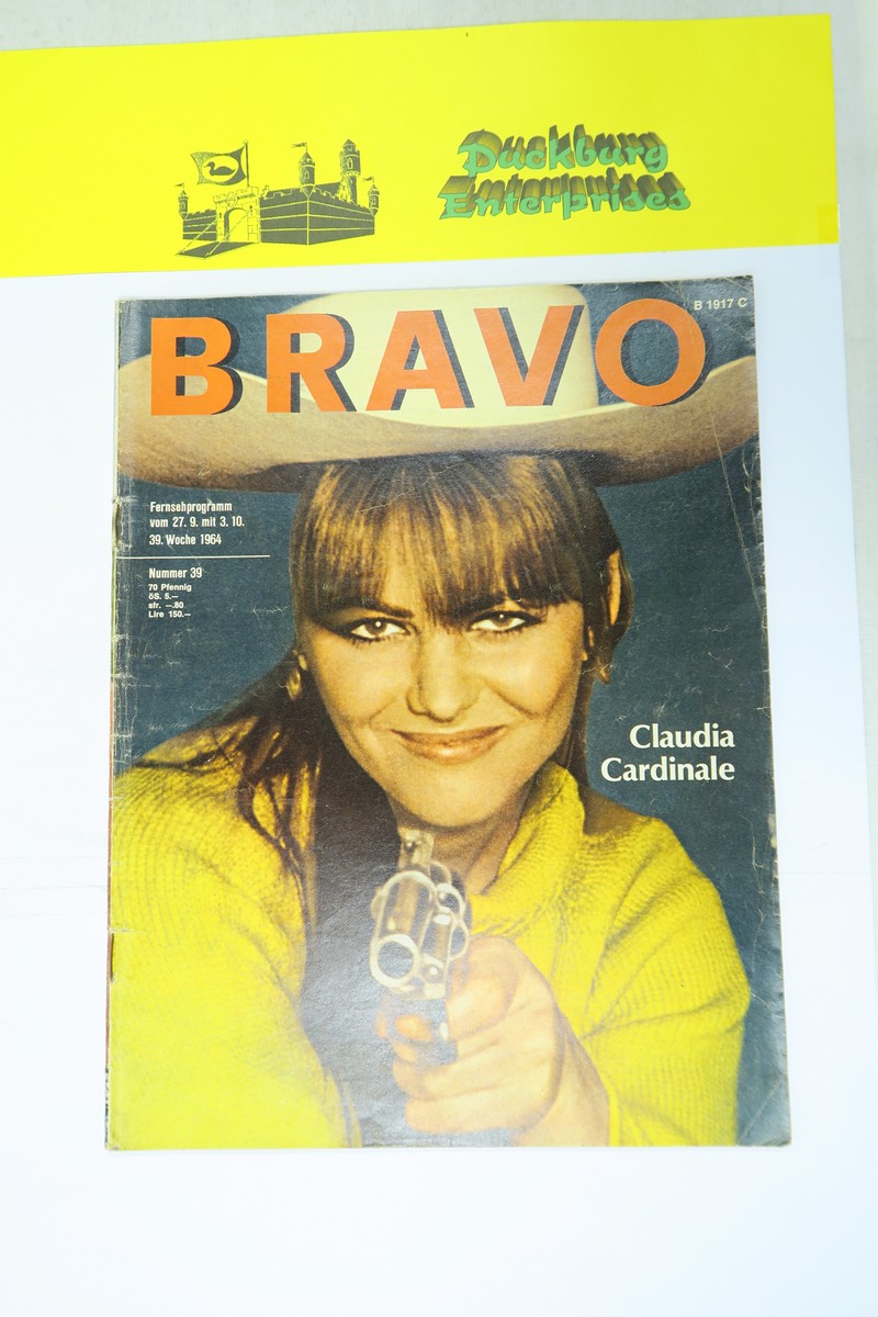 Bravo 1964 /39 vom 22.9.1964  Cardinale, Gus Backus, Lex Barker, P. Brice 159061
