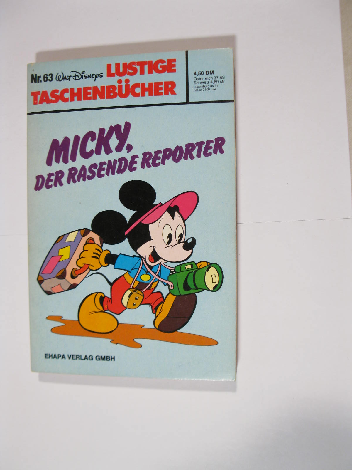Donald Duck Lustiges Taschenbuch Nr. 63 ERSTAUFLAGE Ehapa Z (1). 116223 Donald Duck Lustiges Taschenbuch Nr. 63 ERSTAUFLAGE Ehapa Z (1). 116223