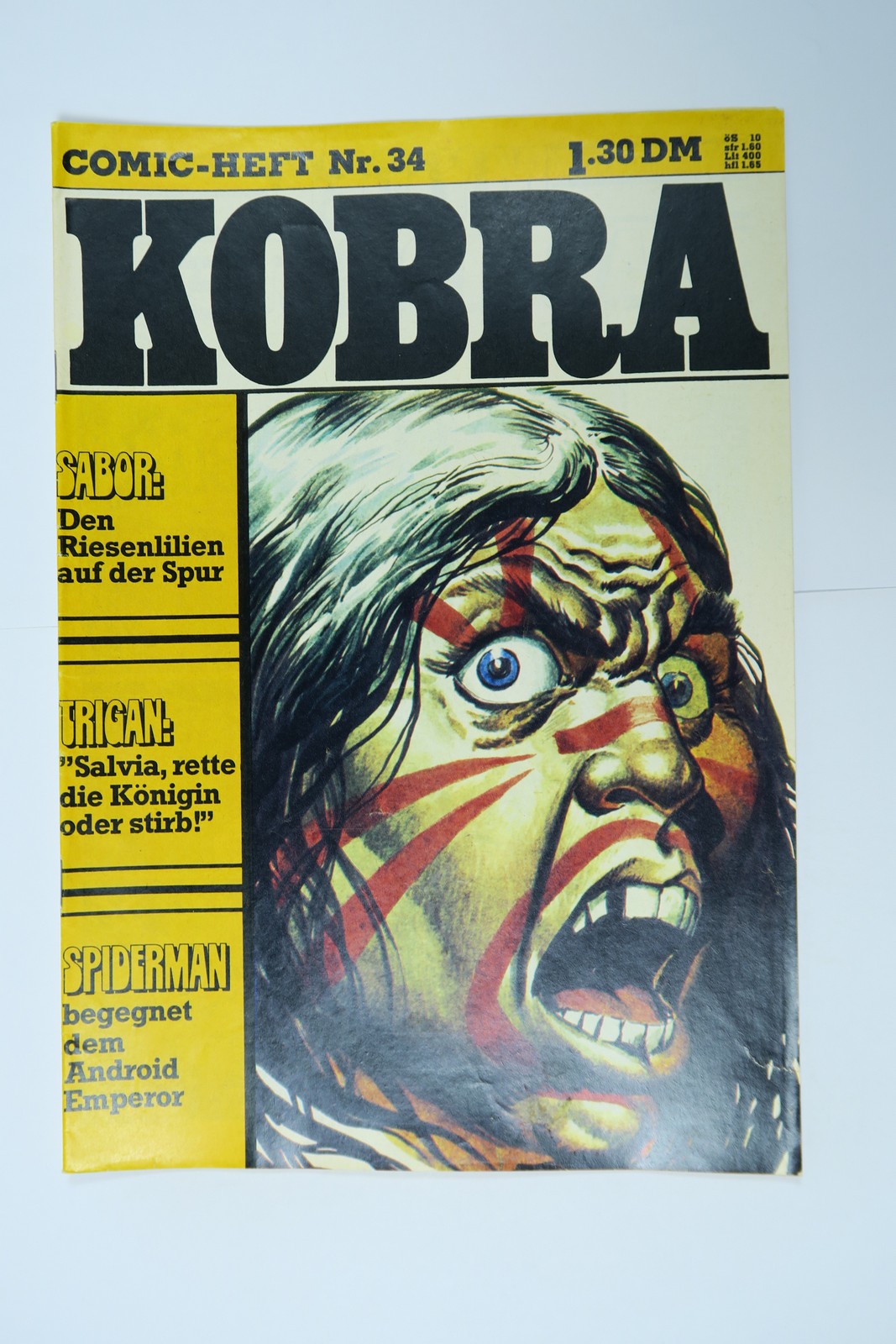 Kobra Comic 1975/34  Gevacur im Zustand (1-2). 145457