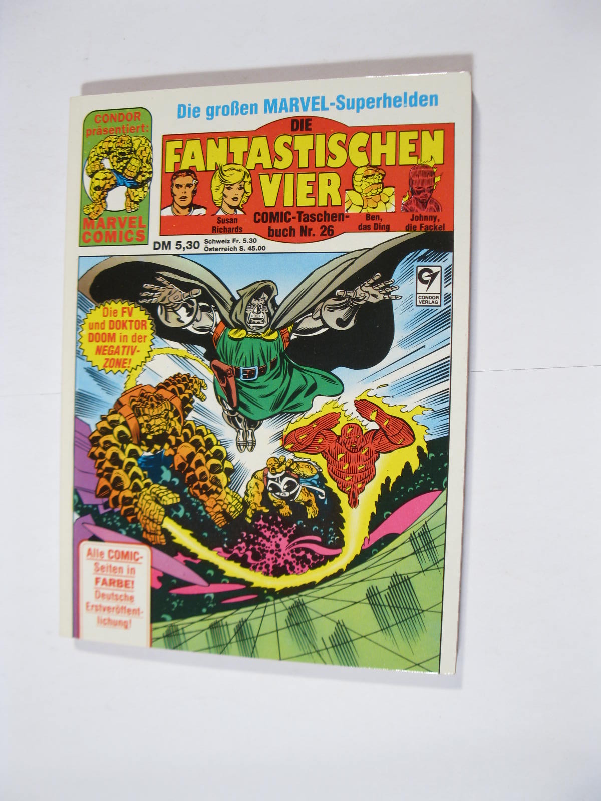 Fantastischen Vier Nr. 26 Marvel Condor Taschenbuch im Z(0-1). 111961 Fantastischen Vier Nr. 26 Marvel Condor Taschenbuch im Z(0-1). 111961